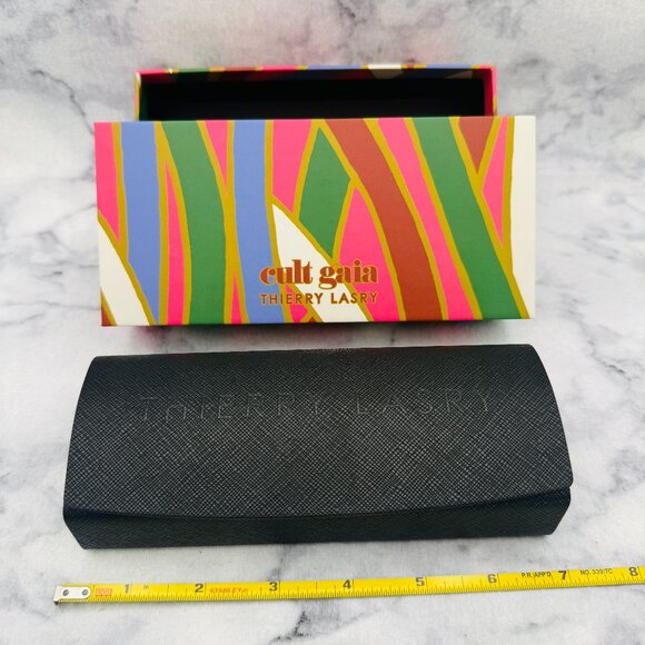 Thierry Lasry Sunglasses Case Set,Multi-Color Box,Black Hard Case,Drawstring Bag - Picture 3 of 8